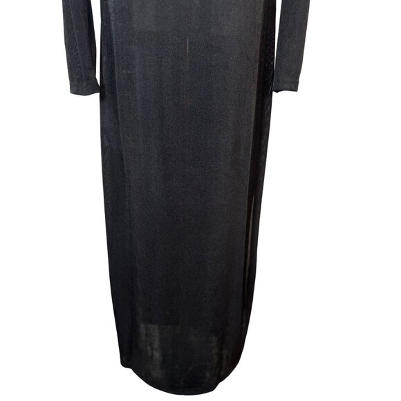 NWT Band Of The Free Large Long Black Maxi Cocktail Dress - Picture 13 of 16